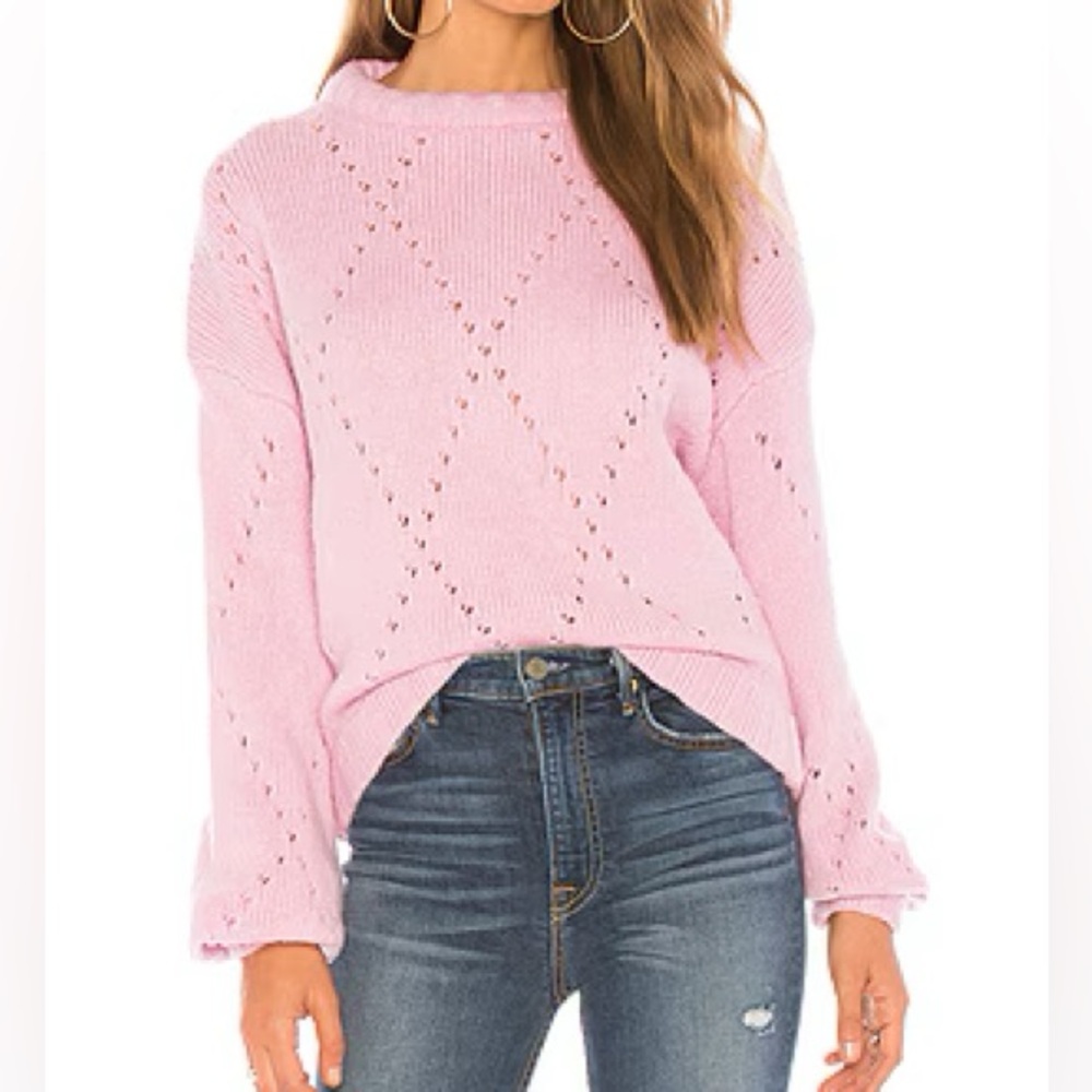 For Love And Lemons Mia Sweater - Lavender - Medium